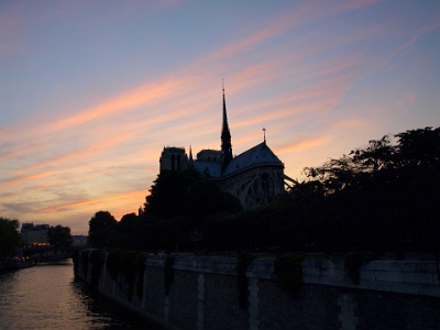 Last Light of the Day Over Notre Dame 1  Last Light of the Day Over Notre Dame 1